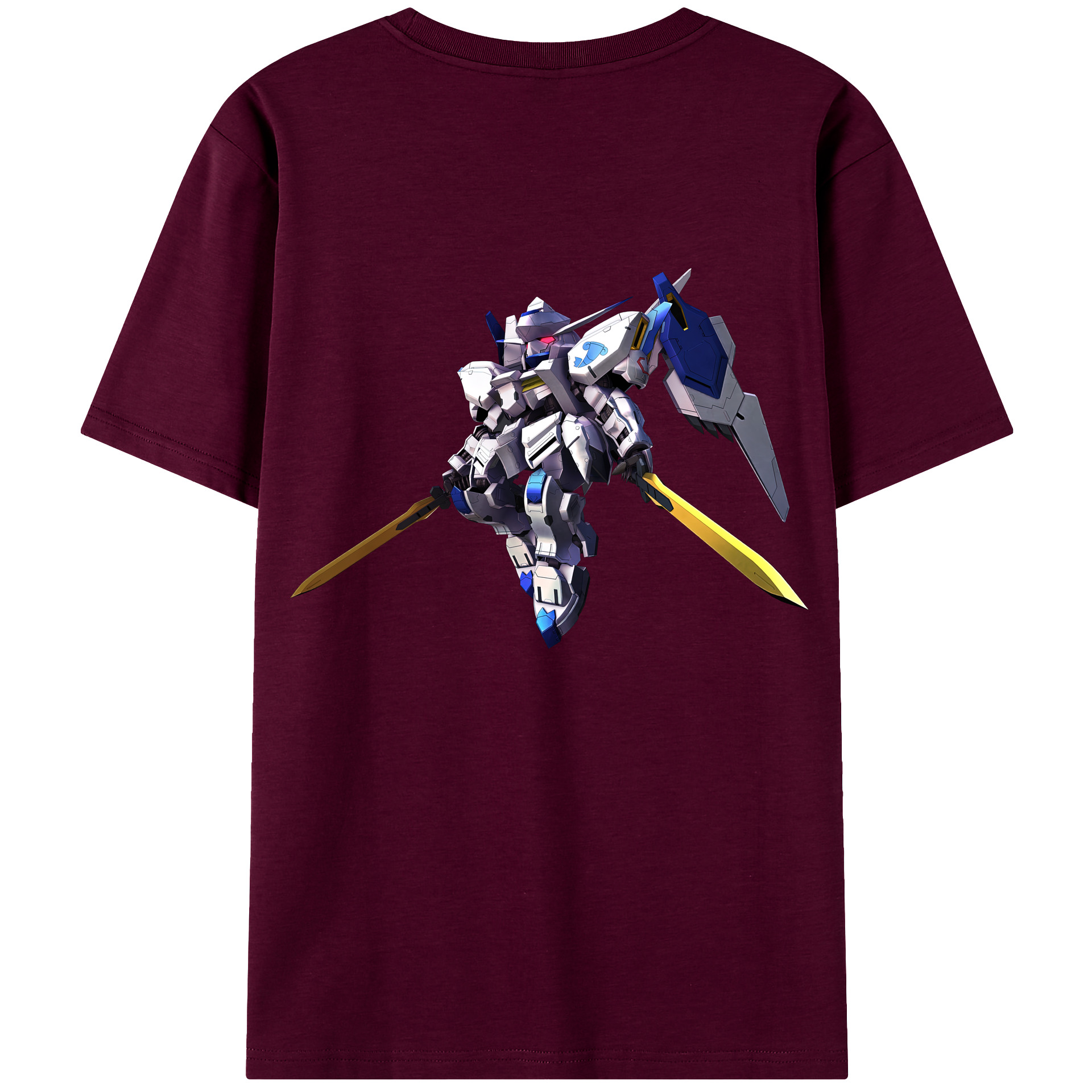 （画像用） 機動戦士ガンダム Mobile Suit Gundam レディース半袖Tシャツ(バックプリント)